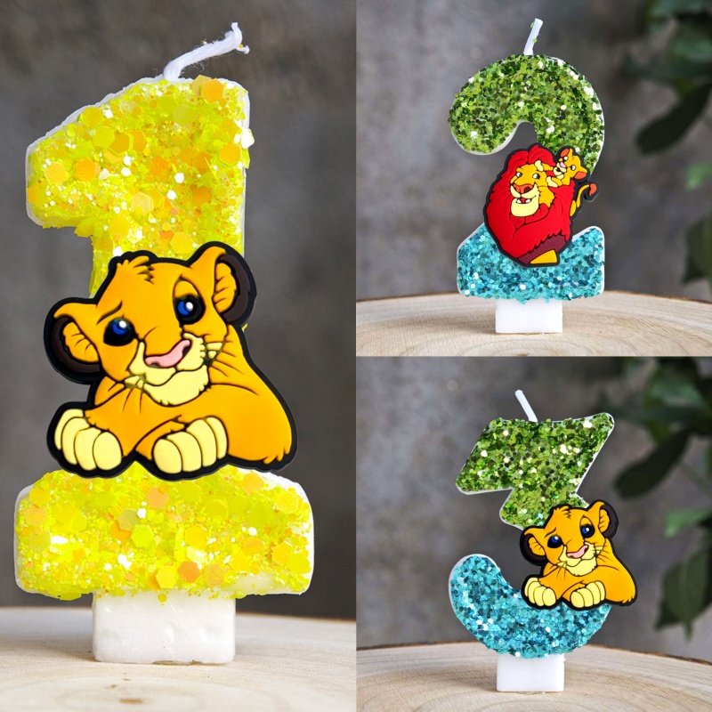 Zebra Candle Supplies - Lion King Simba Candle Number 0-9