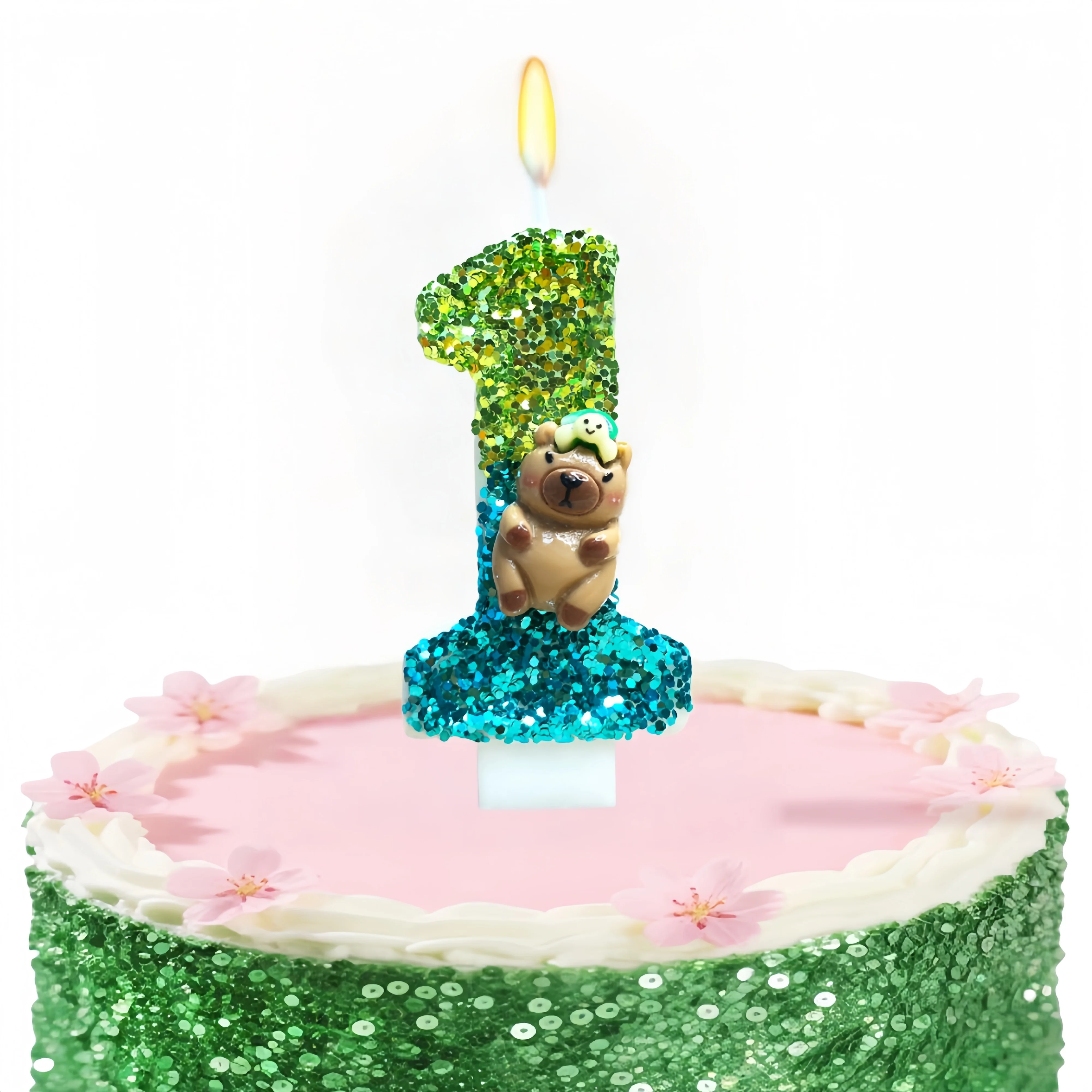Zebra Candle Supplies - Capybara Party Candles Supplies Number 1