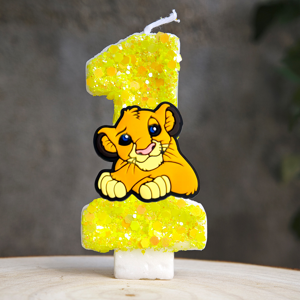 Lion King Simba Candle Number  - Zebra Candle Supplies ulasan dan harga