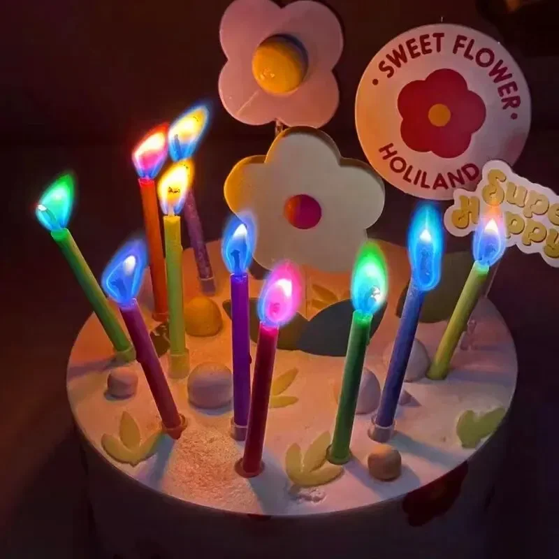 6pcs Colored Birthday Party Su - Zebra Candle Supplies ulasan dan harga