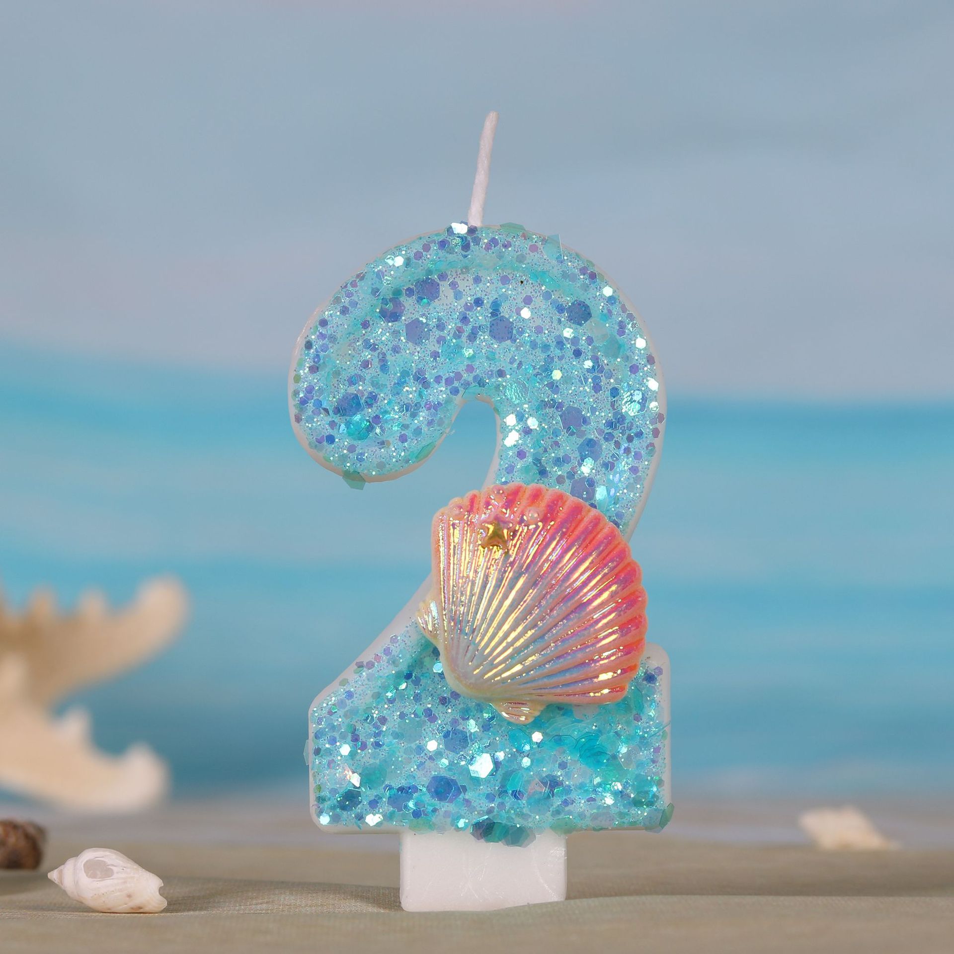 Ocean Mermaid Theme Cake Candl - Zebra Candle Supplies ulasan dan harga