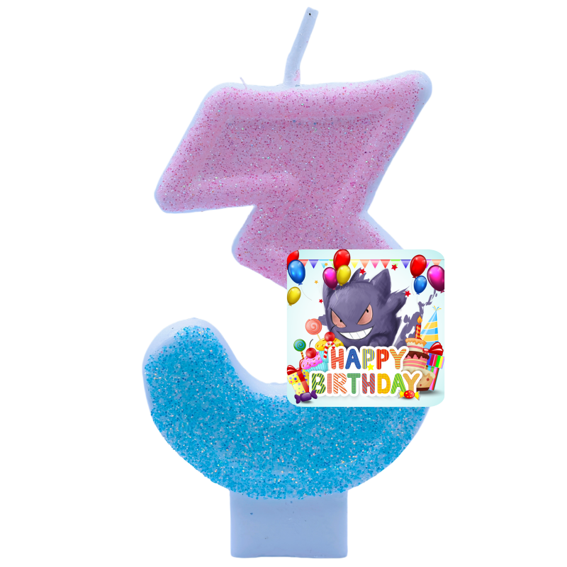 Pokemon Gengar Candles Themed  - Zebra Candle Supplies ulasan dan harga