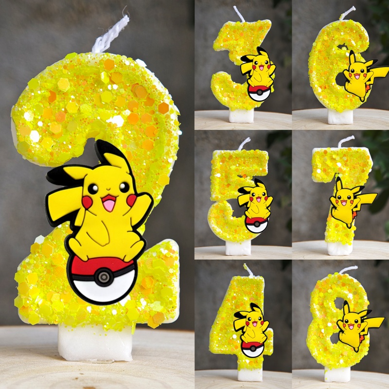 Pokemon Pikachu Candle Cartoon - Zebra Candle Supplies ulasan dan harga