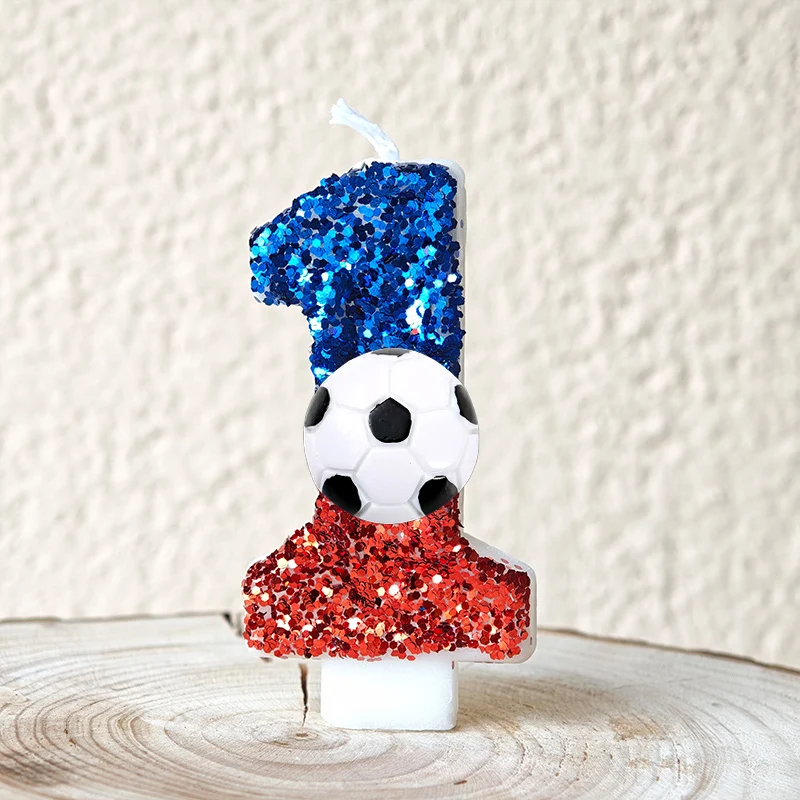 Football Candles Number 0-9 So - Zebra Candle Supplies ulasan dan harga