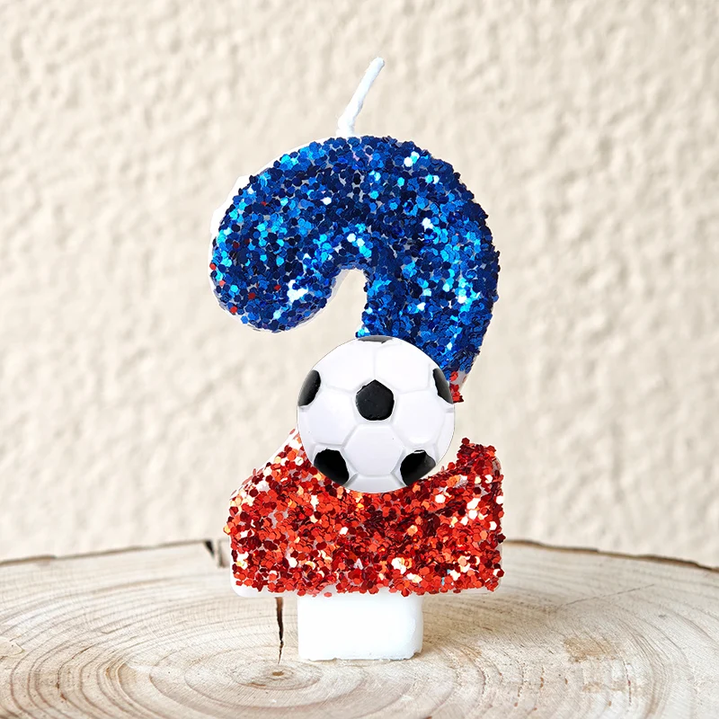 Football Candles Number 0-9 So - Zebra Candle Supplies ulasan dan harga